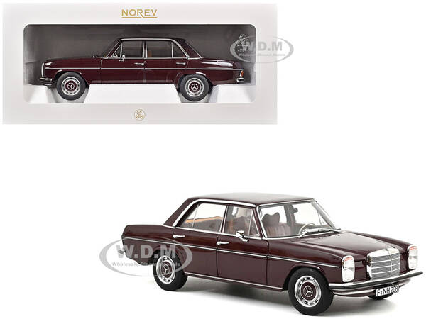 1968 Mercedes-Benz 200 Dark Red Brown 1/18 Diecast Model Car by Norev