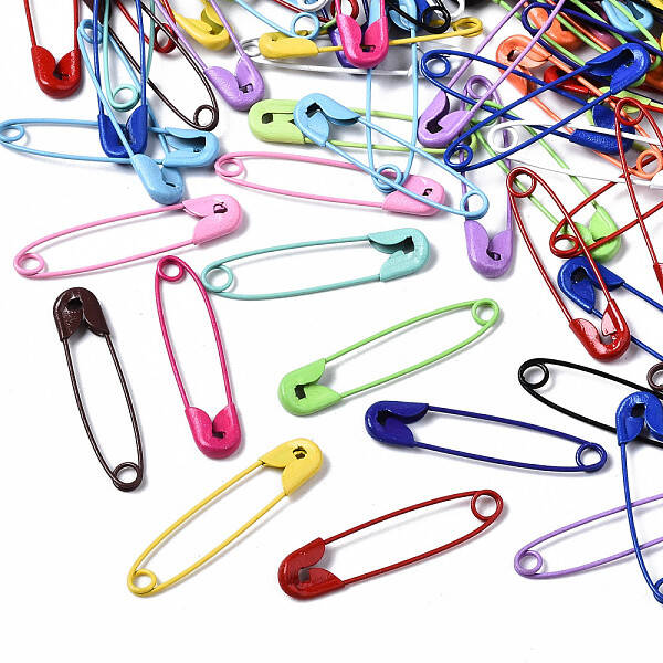 Spray Painted Iron Safety Pins