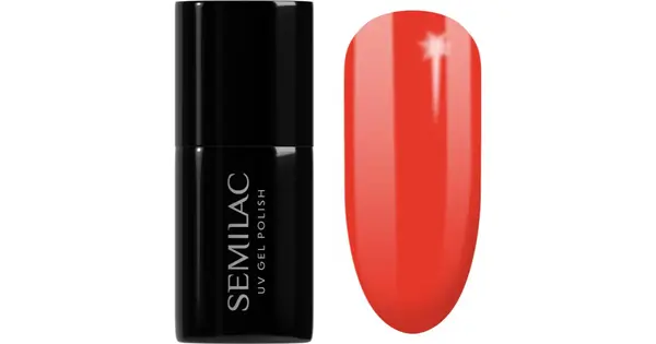 Semilac UV Hybrid Hottie gel polish color 039 Sexy Red 7 ml