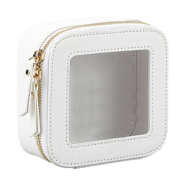 PU Leather Toiletries Zipper Storage Boxes
