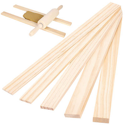 BENECREAT 10Pcs Wood Sheets Pottery Tools