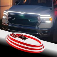 Car  led  hood  lights 12V Flexible LED Car Light Strip - Exterior Tailgate & Hood Illumination for Cars and Trucks, Hardwire...
