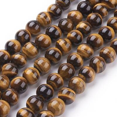 Natural Tiger Eye Beads Strands