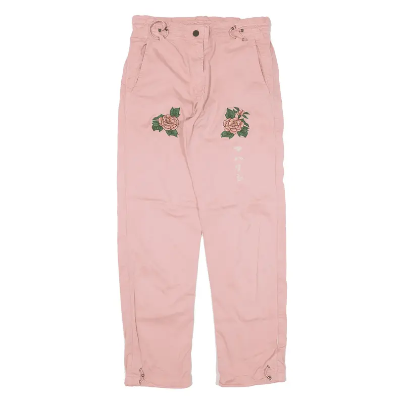 MAHARISHI Trousers Pink Regular Straight Womens W28 L28