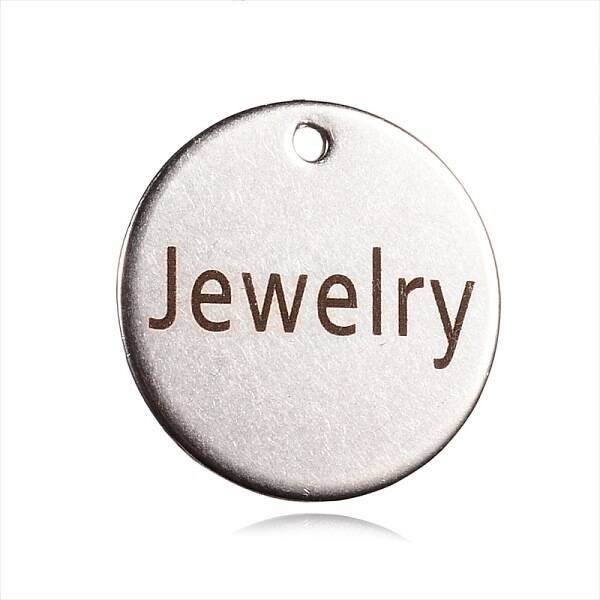 Non-Tarnish Spray Painted 201 Stainless Steel Pendants