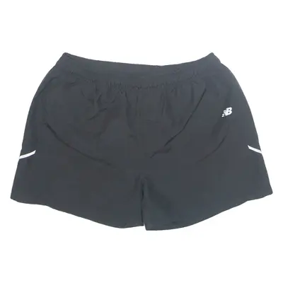 NEW BALANCE Mesh Lined Mens Sports Shorts Black M W30