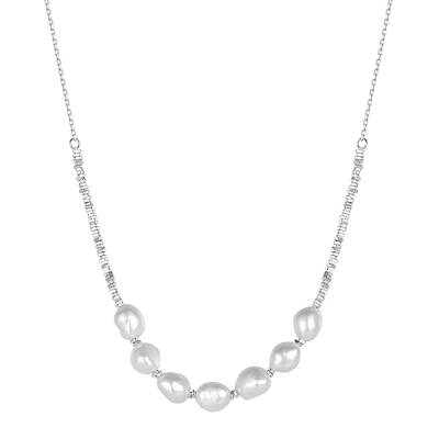 Potato Natural Freshwater Pearl Bib Necklaces