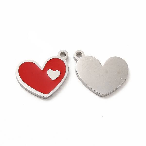 304 Stainless Steel Enamel Charms