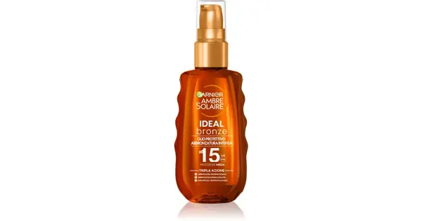 Garnier Ambre Solaire Ideal Bronze Treatment and Tanning Oil SPF 15 150 ml