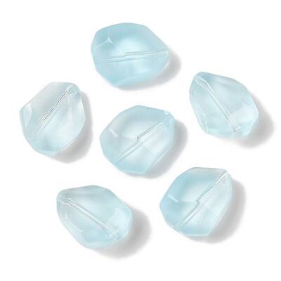 Transparent Spray Paint Glass Beads