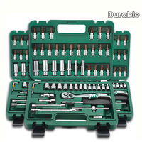 53 piece 53-Piece Ratchet Socket Wrench Set: Automotive Repair Tool Kit with Multifunctional Socket Wrench for Car, Truck, an...