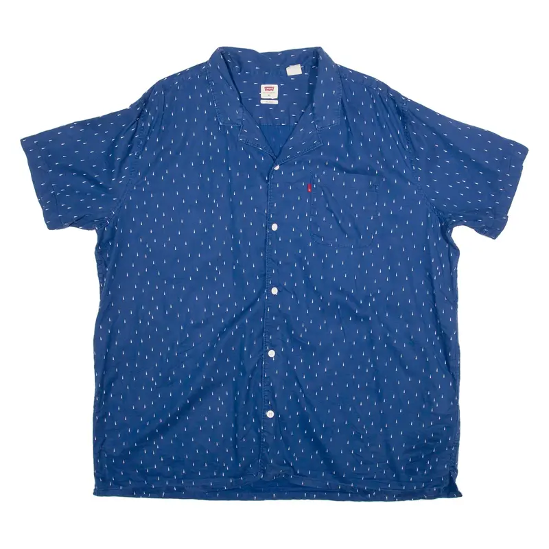 LEVI'S Relaxed Mens Shirt Blue XL