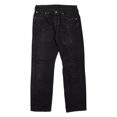 LEVI'S 501 Jeans Mens Black Regular Straight W31 L30
