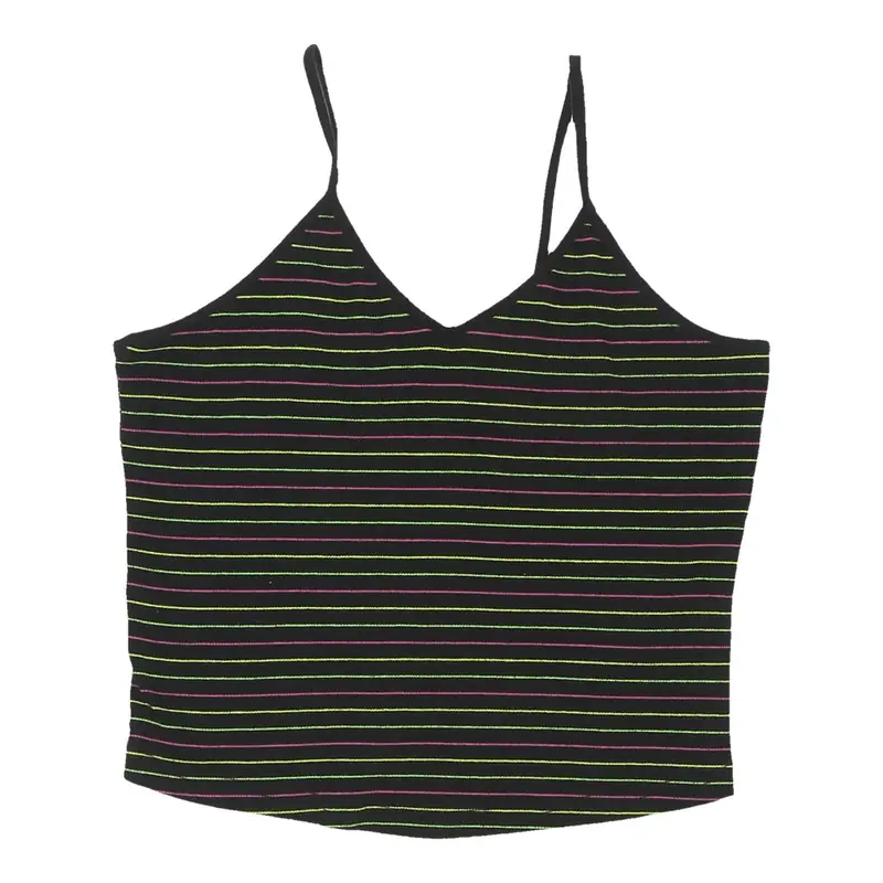 PRIMARK Womens Strap Top - Small Cotton Black