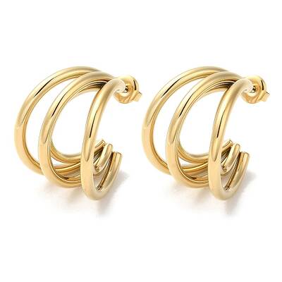 304 Stainless Steel Stud Earrings