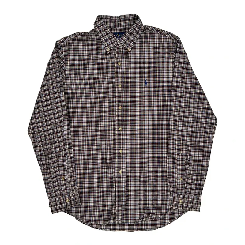 Ralph Lauren Checked Shirt - Large Multicoloured Cotton