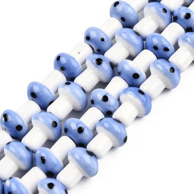 Handmade Porcelain Ceramic Beads Strands