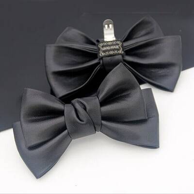 Leather Bowknot Shoe Decorations