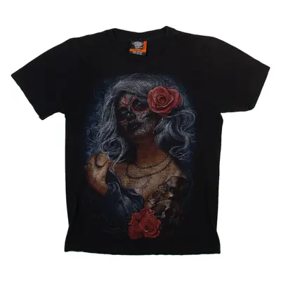 ROCK EAGLE Gothic Womens T-Shirt Black M