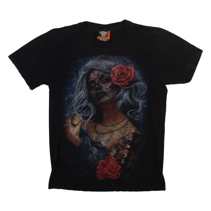 ROCK EAGLE Gothic Womens T-Shirt Black M