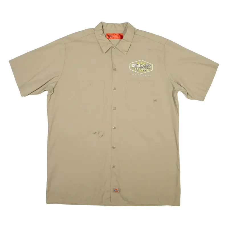 DICKIES Mens Worker Shirt Green XL