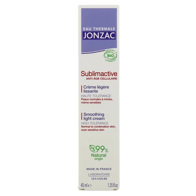 Eau thermale Jonzac Sublimative Light Smoothing Cream High Tolerance 40ml
