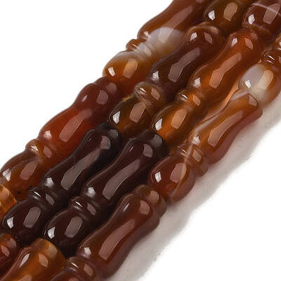 Natural Red Agate Beads Strands