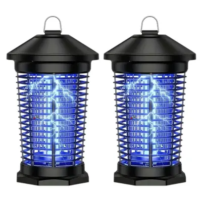 Portable Mosquito Zapper Fly Zapper Indoor, High Powered Mosquito Killer Lamp, Hanging Waterproof Bug Light Zapper for Patio ...