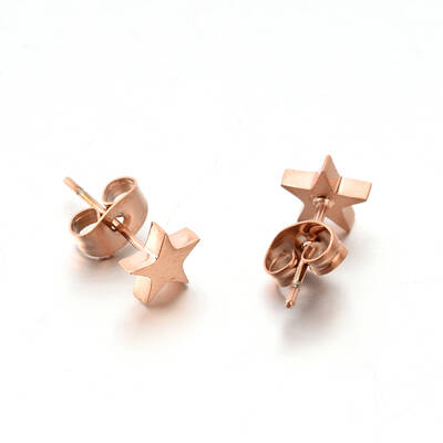 Ion Plating(IP) 304 Stainless Steel Ear Studs