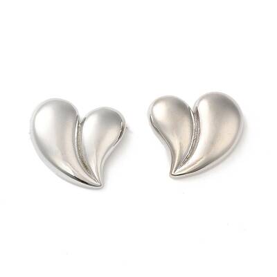Rack Plating Brass Stud Earrings
