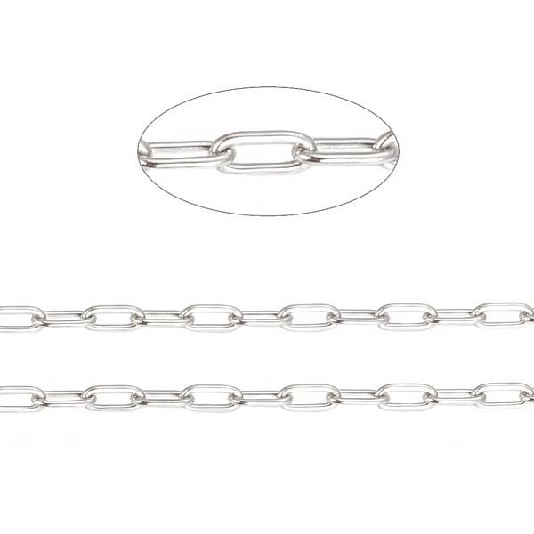 Tarnish Resistant 304 Stainless Steel Paperclip Chains