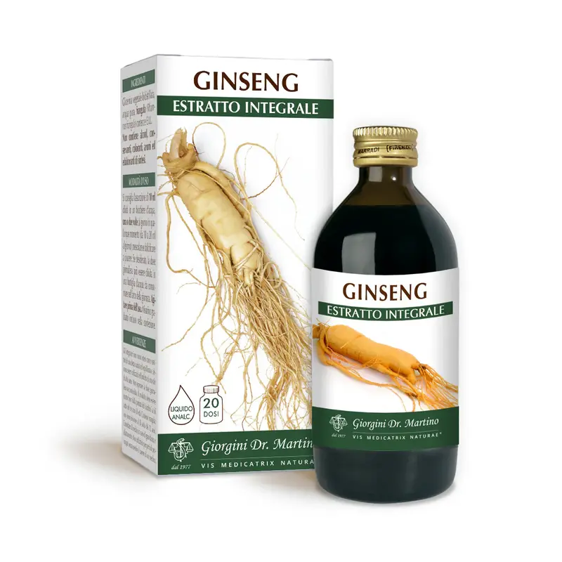 Dr Giorgini Ginseng Full Extract Non-Alcoholic Liquid 200ml