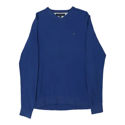 Tommy Hilfiger Jumper - Small Blue Cotton