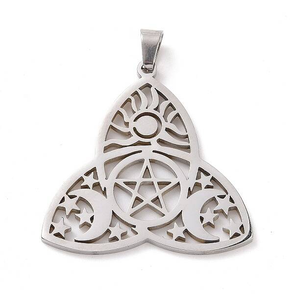 Non-Tarnish 304 Stainless Steel Hollow Pendants