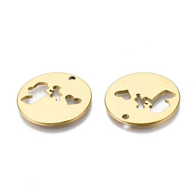 Ion Plating(IP) 201 Stainless Steel Pendants