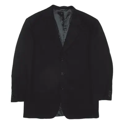 SAN REMO P Keller Blazer Jacket Black Wool Mens L