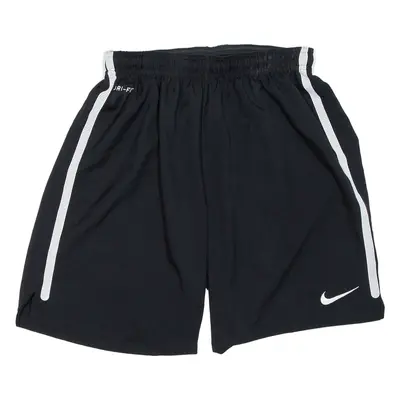 NIKE Mens Sports Shorts Black Relaxed S W26