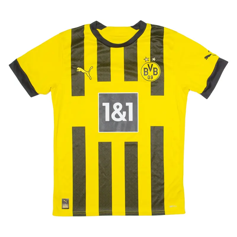 PUMA Borussia Dortmund Mens Football Shirt Jersey Yellow S