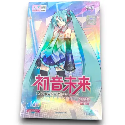 Hatsune Miku - Tier 4 - Wave 1 - Sealed Booster Box - 18 packs per box - 5 cards per pack - Kayou CCG - Qty 1