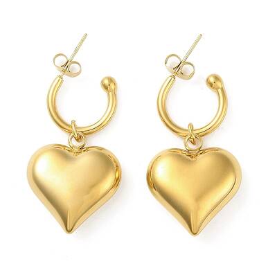 304 Stainless Steel Pendant Earrings