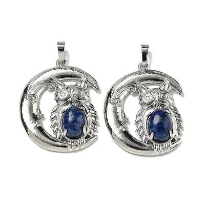 Dyed Natural Lapis Lazuli Pendants