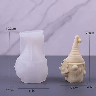 Gnome DIY Food Grade Silicone Statue Candle Molds