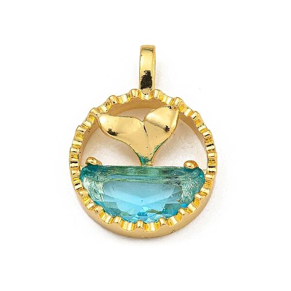 Rack Plating Glass Pendants