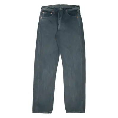 LEVI'S 501 Jeans Mens Black Regular Straight W27 L32