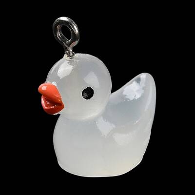 Luminous Opaque Resin Cartoon Pendants