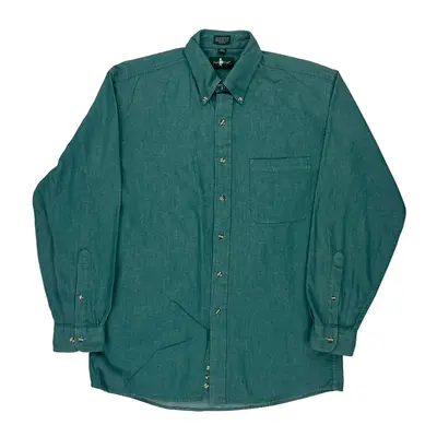 Hunt Club Shirt - Medium Green Cotton