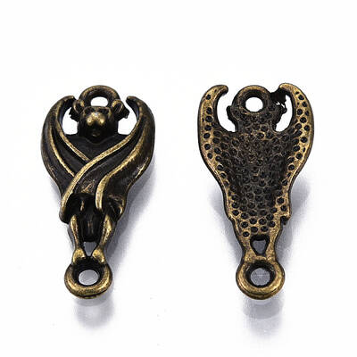Rack Plating Tibetan Style Alloy Connector Charms