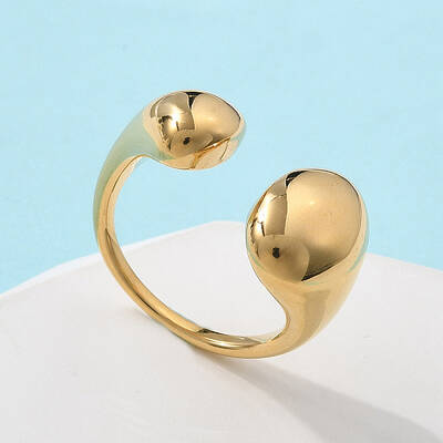 304 Stainless Steel Cuff Rings for Women