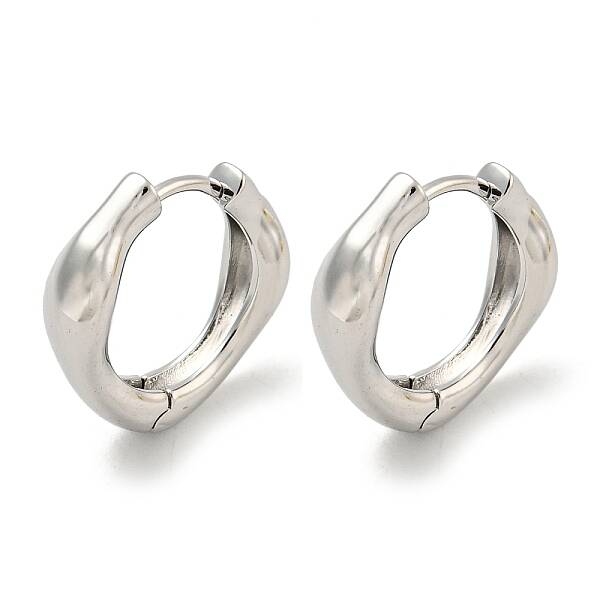 Brass Hoop Earrings