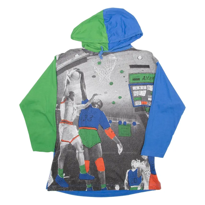 MOSQUITO Half Sleeve Lightweight Mens Blue Hoodie M